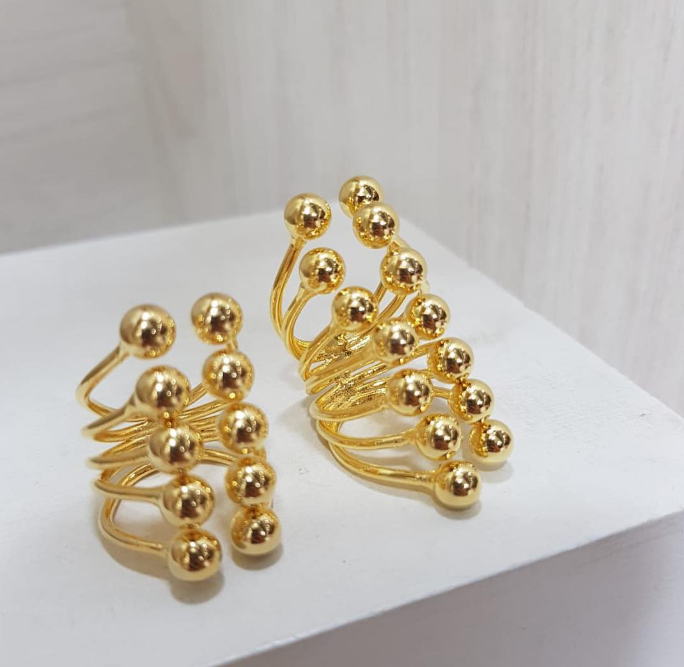 Anillos Espiralados de Bronce